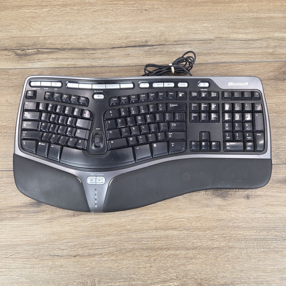 Microsoft Natural Ergonomic 4000 v1.0 Keyboard KU-0462 Model 1048 Tested